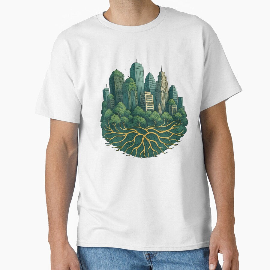 Urban Nature Integration - City Ecotherapy Art - Urban Planner Gift by TONSNAP