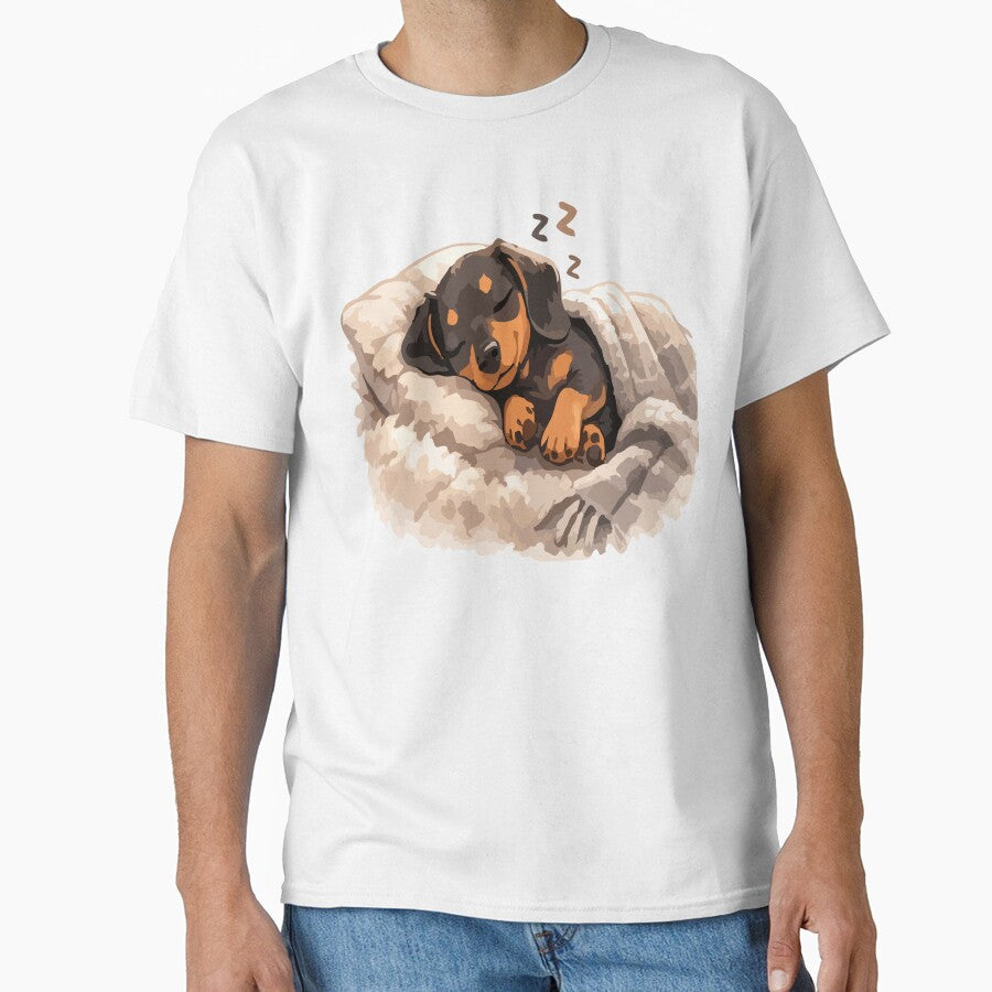 Dachshund Napping Cute Time Funny Gifts by OneMoments T-Shirts, Hoodie, Sweatshirt | BlankRebels.com (Image 1)