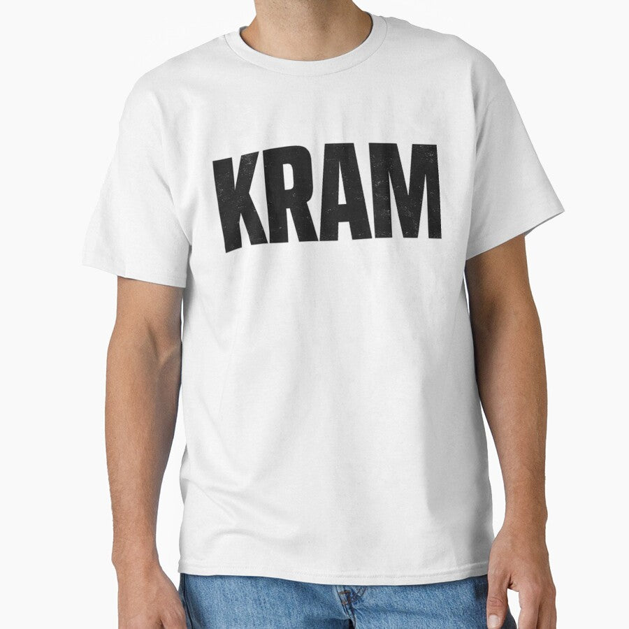 KRAM Brutalist Streetwear Logo Black Minimalist Tee by ShenGha-design Hoodie, Sweatshirt | BlankRebels.com (Image 1)