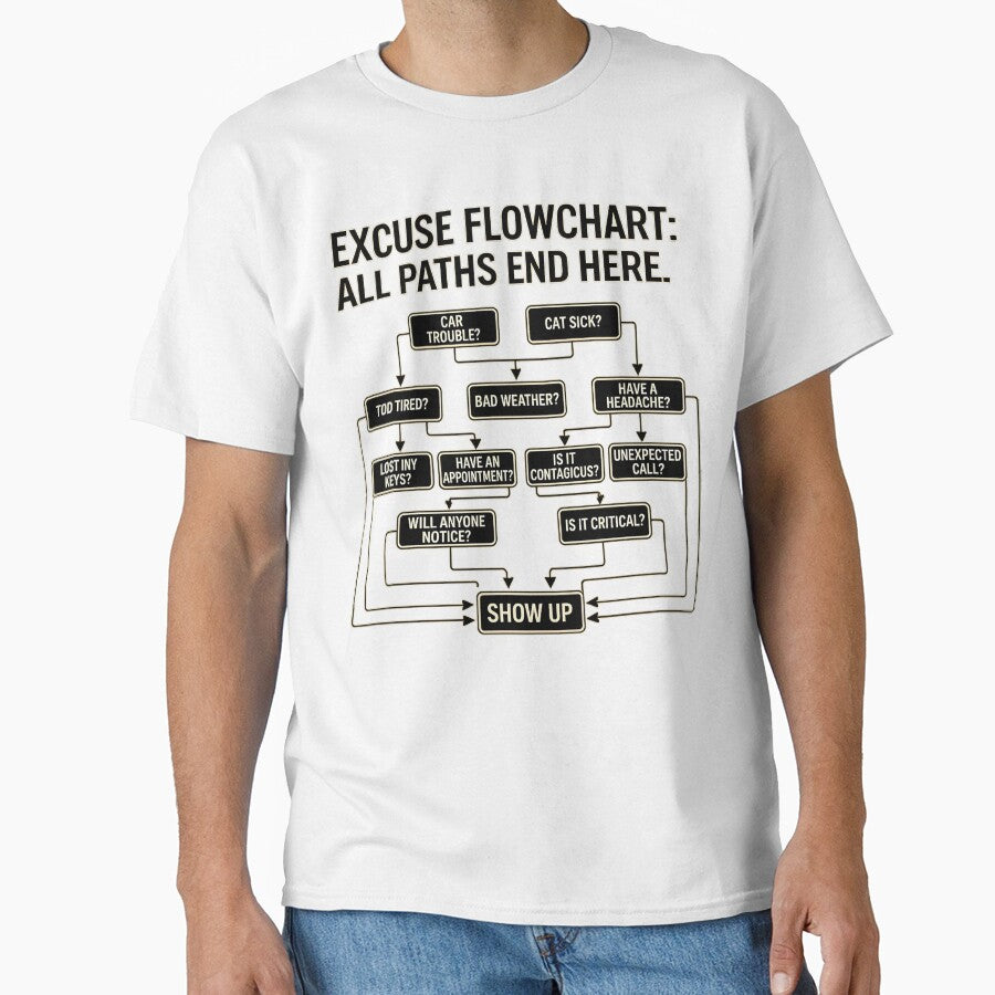 Here Because I Ran Of Excuses Going Out Funny Humor by ucedamarcelo T-Shirts, Hoodie, Sweatshirt | BlankRebels.com (Image 1)