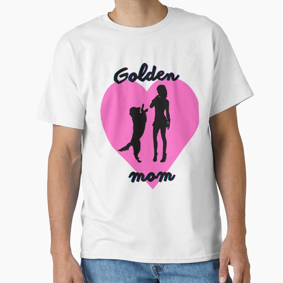 Golden Retriever best mom by Golden-Heaven T-Shirts, Hoodie, Sweatshirt | BlankRebels.com (Image 1)