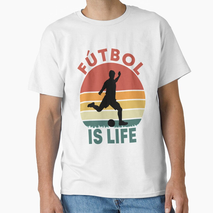 Futbol Is Life Retro Vintage by anxtinhga