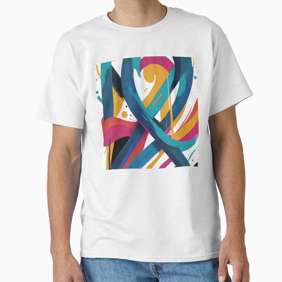 Spicy Typography Twist: A Bold Fusion of Color and Creativity by SpicyOne T-Shirts, Hoodie, Sweatshirt (Image 1)