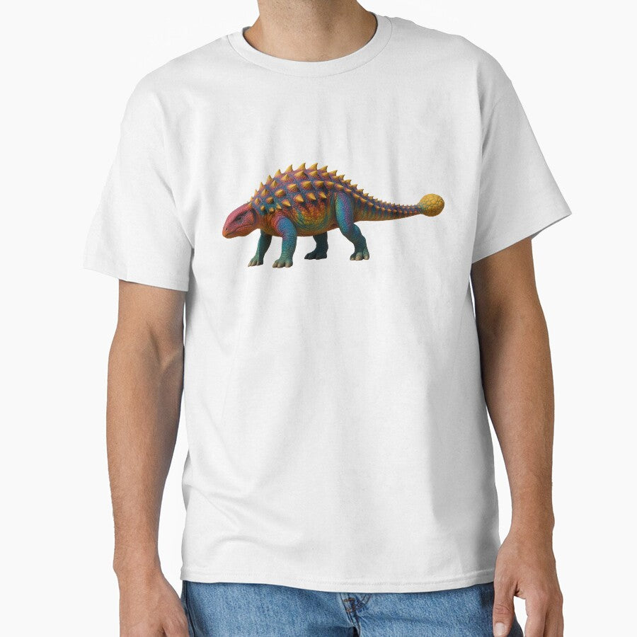 Colorful Dinosaur: Ankylosaur by Tridentulus T-Shirts, Hoodie, Sweatshirt | BlankRebels.com (Image 1)