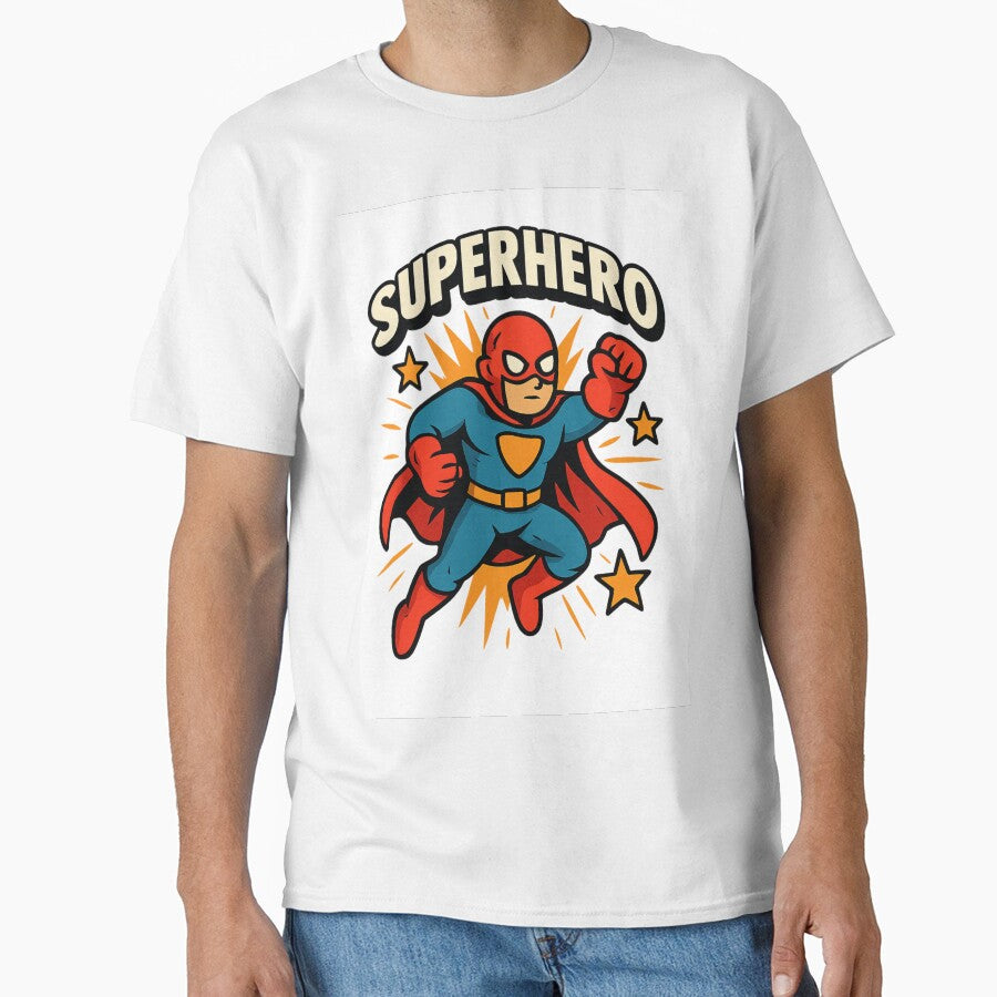 "Retro Superhero Comic – Bold Hero & " T-Shirts, Hoodie, Sweatshirt