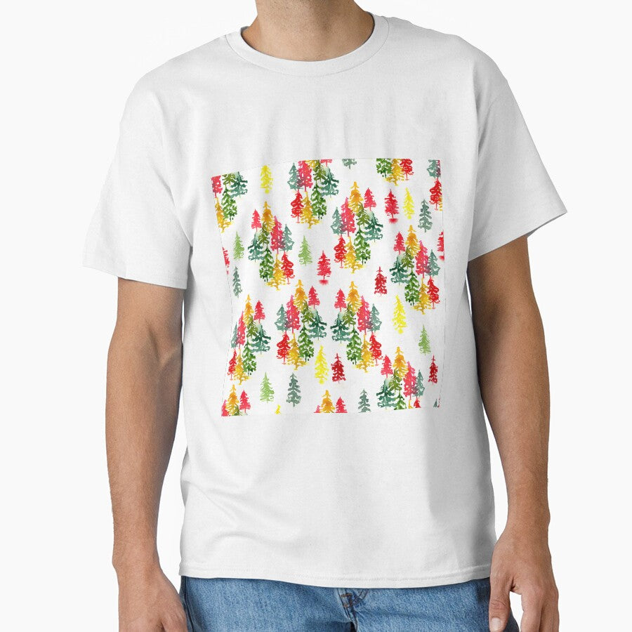 Watercolor Christmas trees by Harpley Design Studio T-Shirts, Hoodie, Sweatshirt | BlankRebels.com (Image 1)