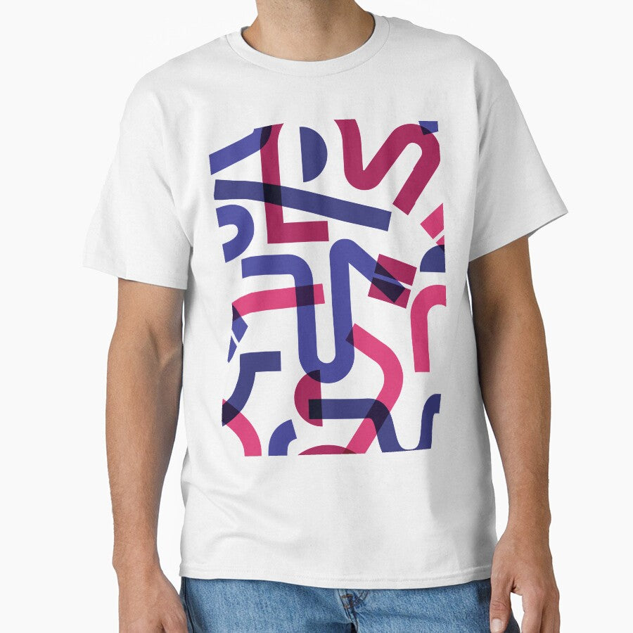 Abstract Geometric Lines Pattern T-Shirts, Hoodie, Sweatshirt