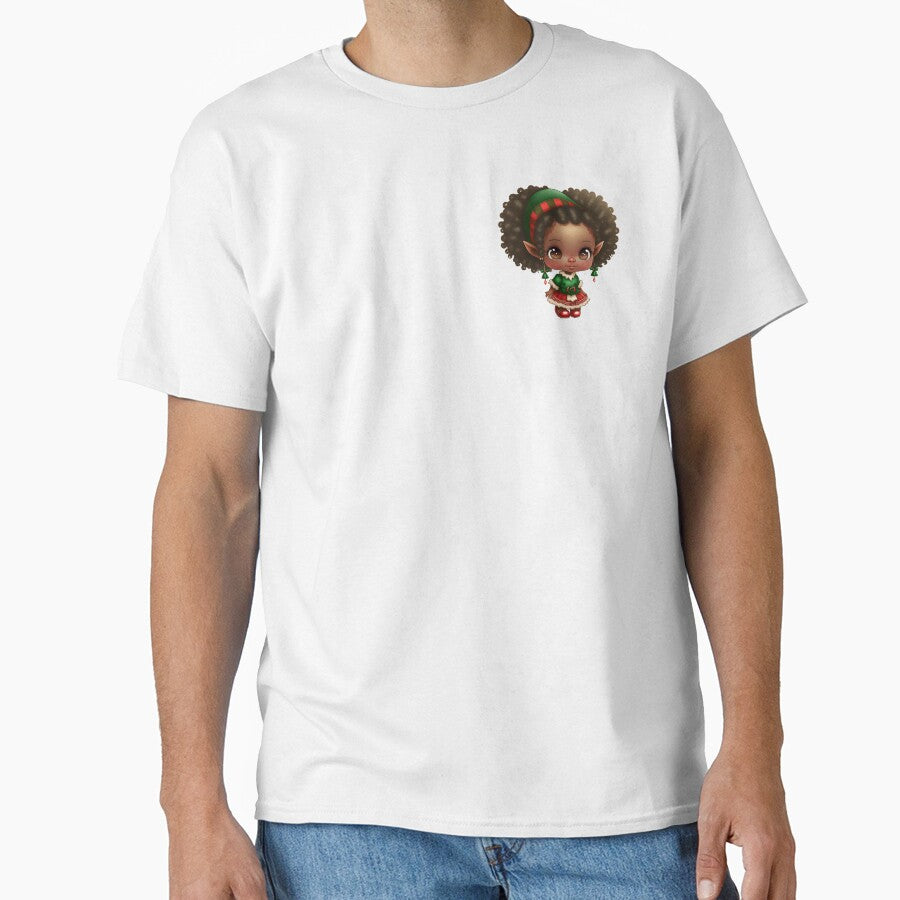 Afro-Fabulous Christmas Elf by TheChibiStore T-Shirts, Hoodie, Sweatshirt | BlankRebels.com (Image 1)