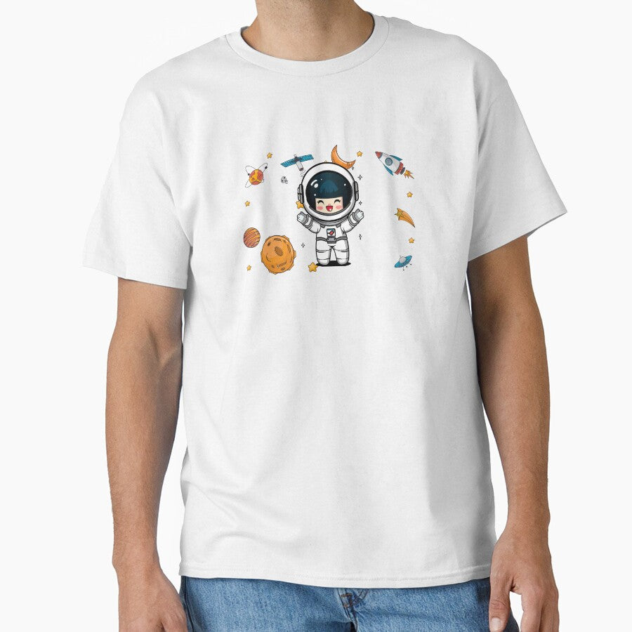 little boy traveling in space by sicomanzer T-Shirts, Hoodie, Sweatshirt | BlankRebels.com (Image 1)