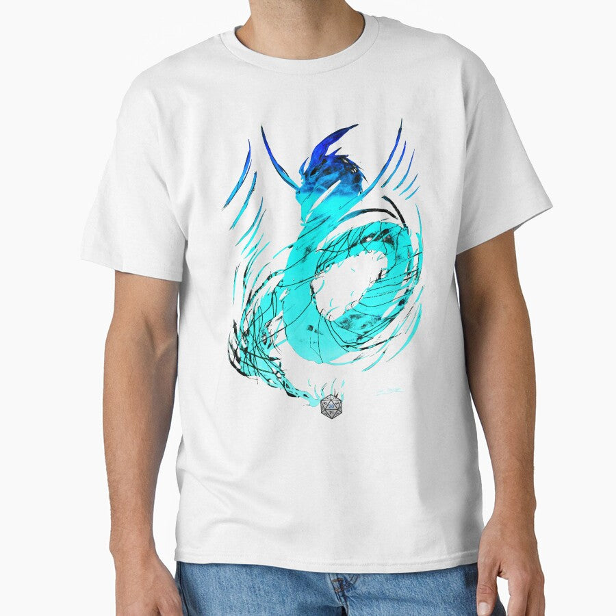 Critical Hit - Freezing Blue by Luke Tomlinson Artwork T-Shirts, Hoodie, Sweatshirt | BlankRebels.com (Image 1)