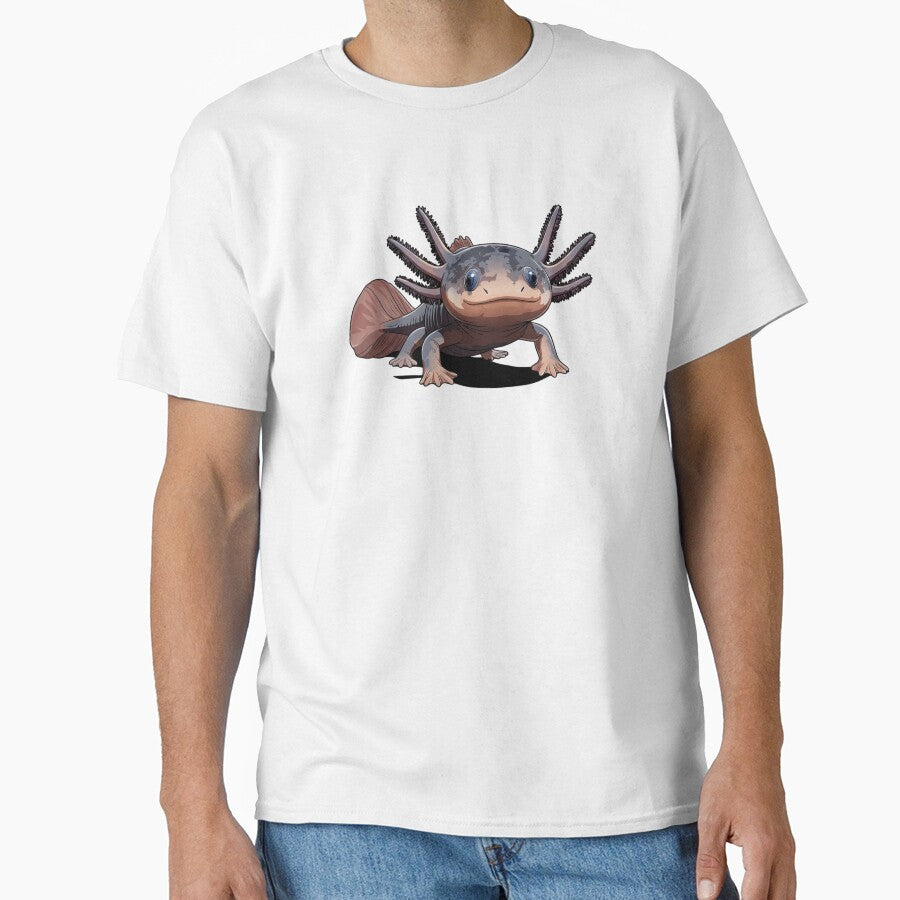 Cute Axolotl Cartoon Character by Combat Skies T-Shirts, Hoodie, Sweatshirt | BlankRebels.com (Image 1)