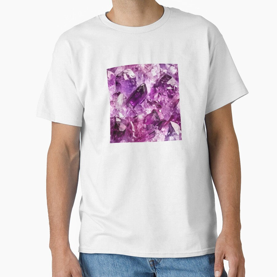 Healing Amethyst Crystal, Crown Chakra Protection by helgekerler T-Shirts, Hoodie, Sweatshirt | BlankRebels.com (Image 1)