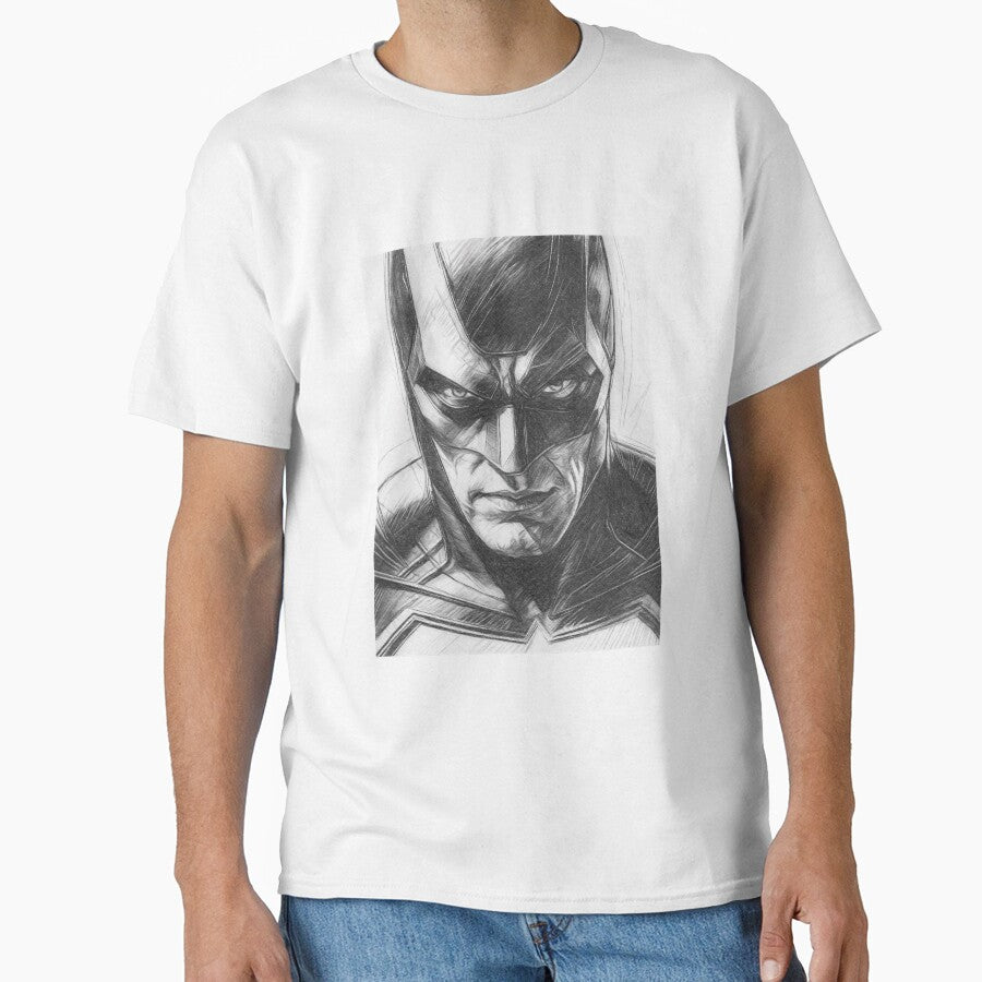 Superhero Illustration by Leon Woods Pencil Art