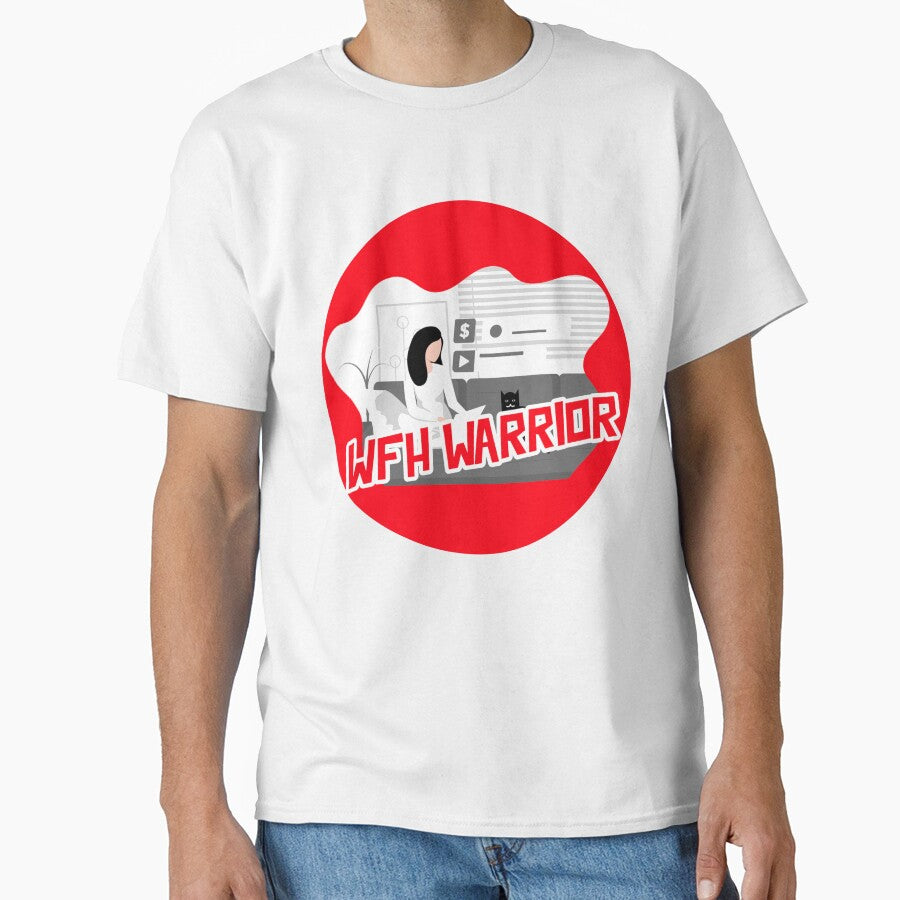 Work From Home Warrior (Cat Lady 1 Edition) by wexicangaming T-Shirts, Hoodie, Sweatshirt | BlankRebels.com (Image 1)