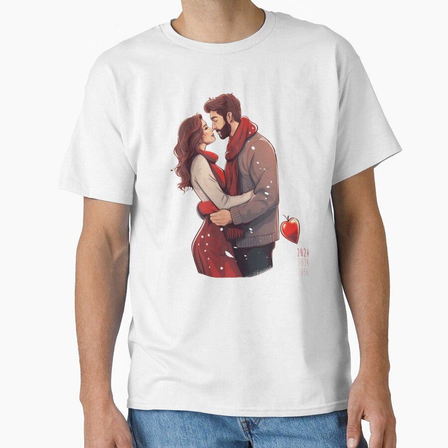 Christmas Surprise " The Falling Snow Witnesses Our Love " Gift by WeekendSurprise T-Shirts, Hoodie, Sweatshirt (Image 1)