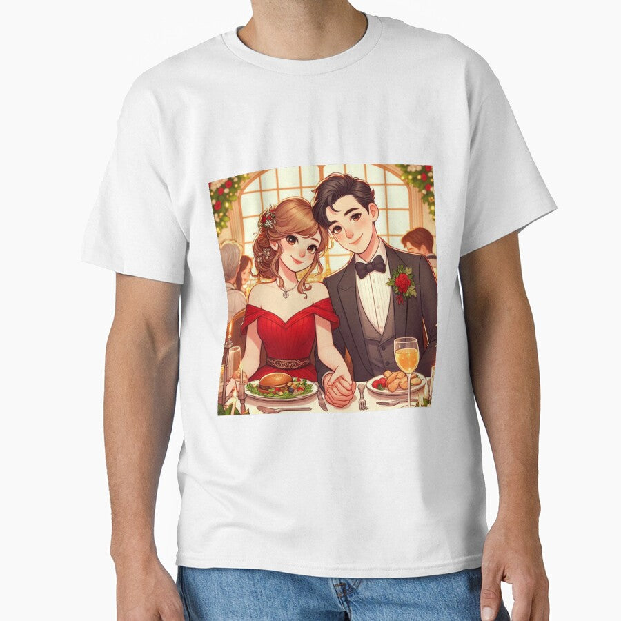 Couple Eating Together in a Restaurant by Mywaymylife T-Shirts, Hoodie, Sweatshirt | BlankRebels.com (Image 1)