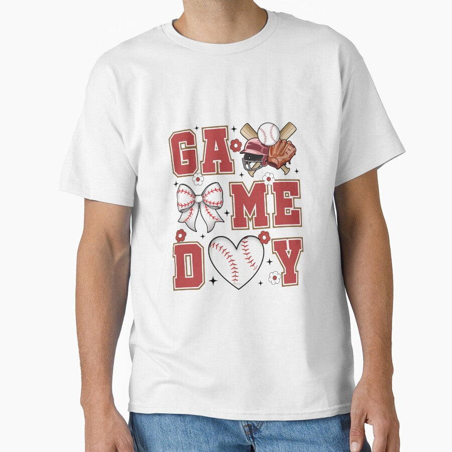 Game Day Softball & Baseball Design by JoelFox165 T-Shirts, Hoodie, Sweatshirt | BlankRebels.com (Image 1)