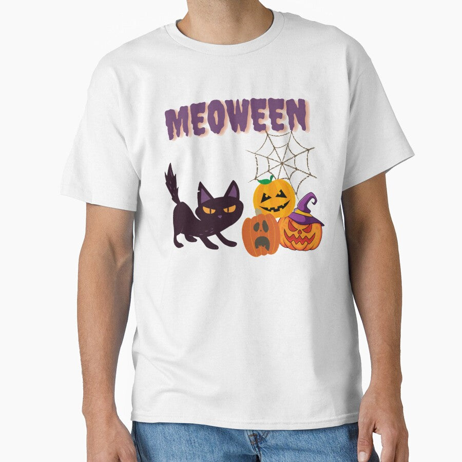 Meoween Cat Halloween by Simi2020 T-Shirts, Hoodie, Sweatshirt | BlankRebels.com (Image 1)