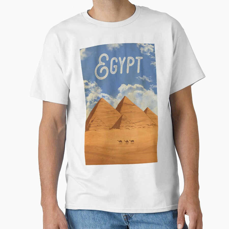 Egypt Travel Art by lynxcollection T-Shirts, Hoodie, Sweatshirt | BlankRebels.com (Image 1)