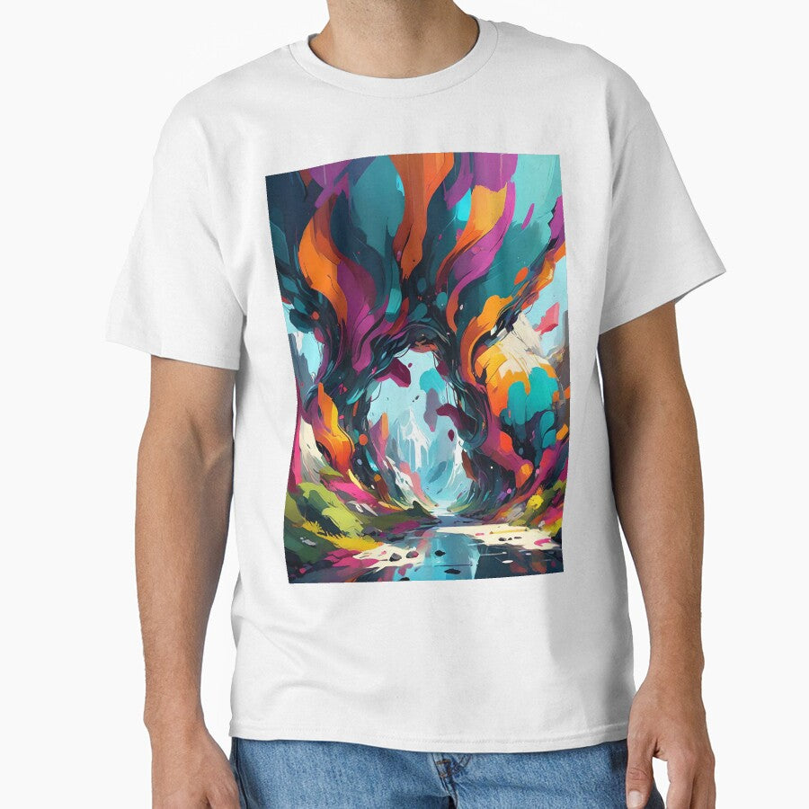 Multicolor Nature Abstract Art by Esterlane T-Shirts, Hoodie, Sweatshirt | BlankRebels.com (Image 1)