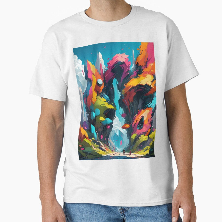 Large Colorful Nature Abstract Art by Esterlane T-Shirts, Hoodie, Sweatshirt | BlankRebels.com (Image 1)