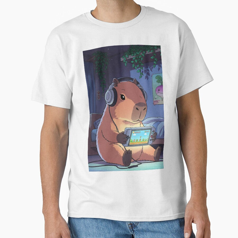 Gamer Capybara by ColorVR T-Shirts, Hoodie, Sweatshirt | BlankRebels.com (Image 1)
