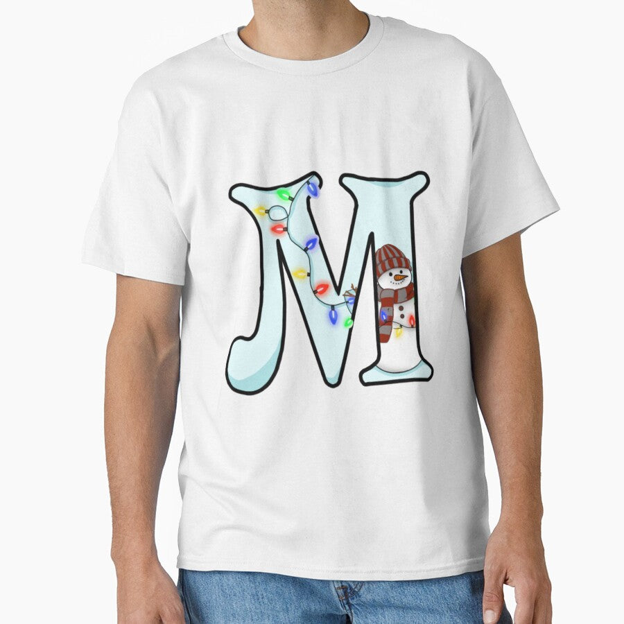 Holiday themed letter M by Artistkhg T-Shirts, Hoodie, Sweatshirt | BlankRebels.com (Image 1)