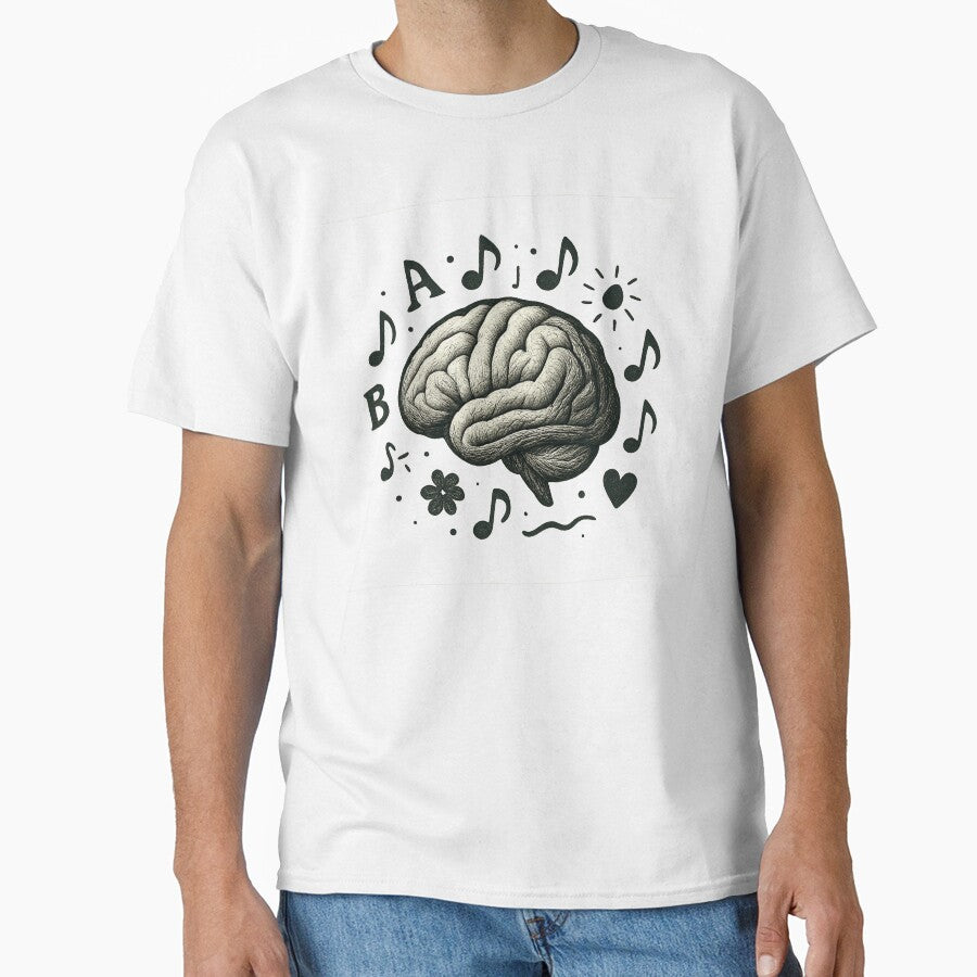 Minimalist Brain Boxy T-Shirt, Hoodie & Clothing - Goth Design by Minato_Monarch Sweatshirt | BlankRebels.com (Image 1)