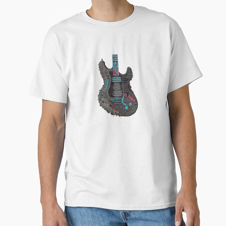 Grey Guitar by Pixelarium