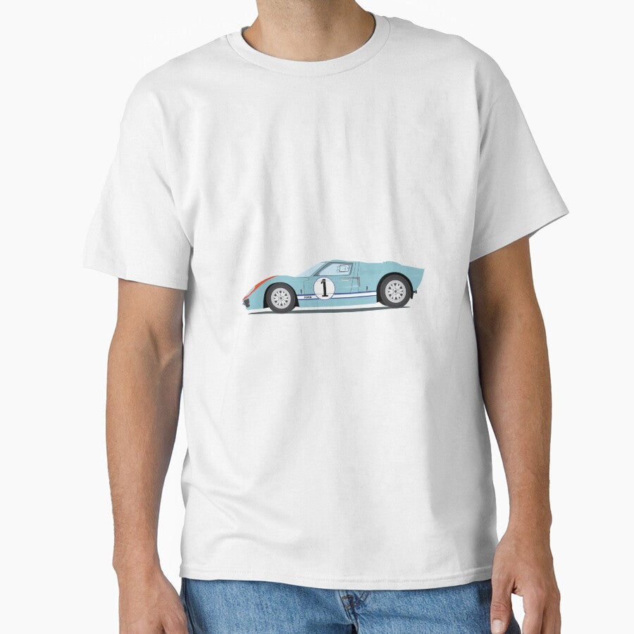 Ken Miles' Ford GT40 MK II Vintage Car by lukelockwood955 T-Shirts, Hoodie, Sweatshirt | BlankRebels.com (Image 1)