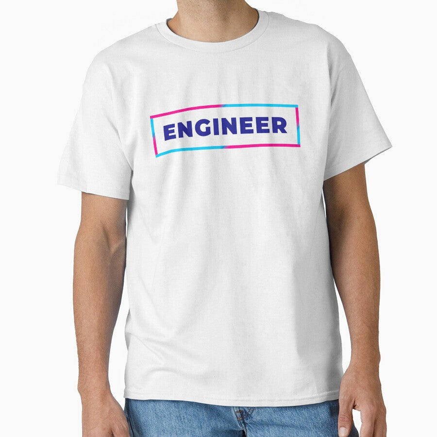 Engineer retro colorful frame by SVPOD T-Shirts, Hoodie, Sweatshirt | BlankRebels.com (Image 1)