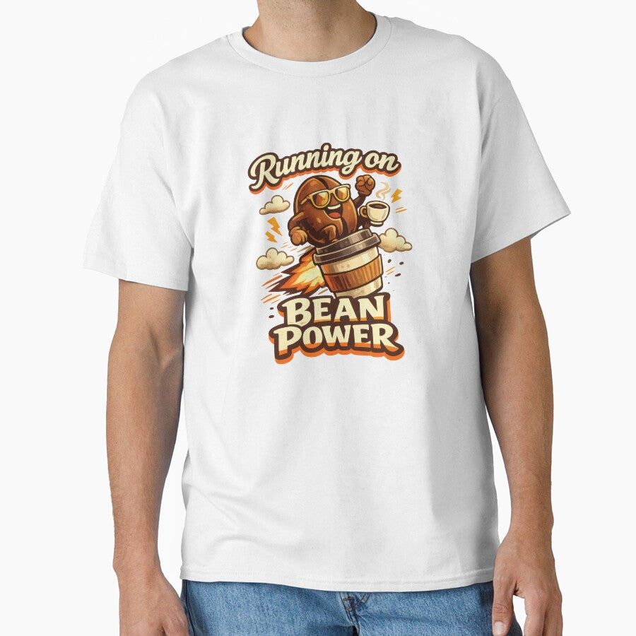 Running on Bean Power by Claudia Bartoli-McKinney T-Shirts, Hoodie, Sweatshirt | BlankRebels.com (Image 1)