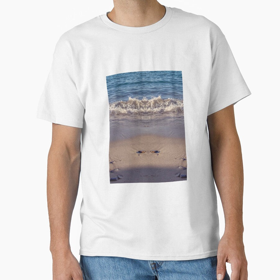 Sea Waves Summer Beach Sand by eleonoraingrid T-Shirts, Hoodie, Sweatshirt | BlankRebels.com (Image 1)