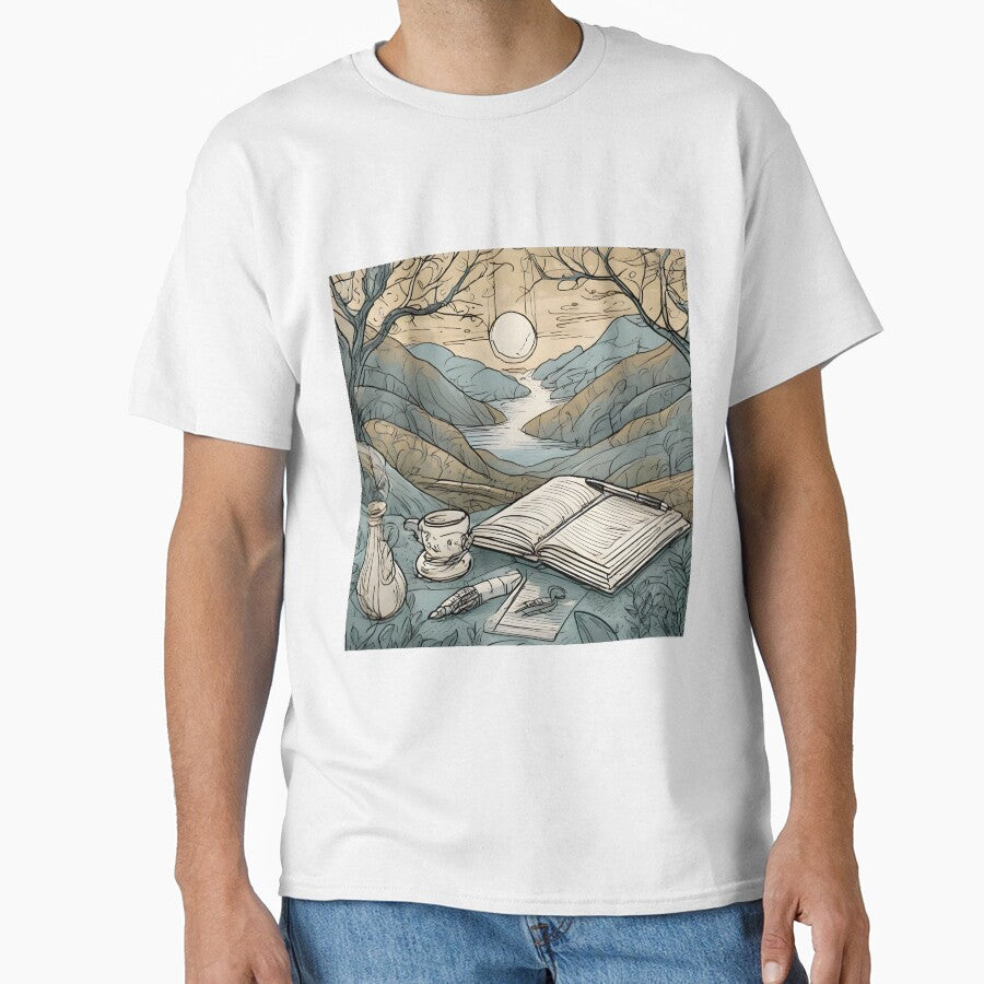 Aesthetic Boho Journal | Digitally Made by BesideStyles T-Shirts, Hoodie, Sweatshirt | BlankRebels.com (Image 1)