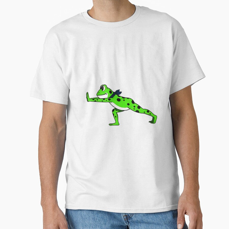 frog doing yoga, meditating frog, Yoga frogs by AddlPoolart