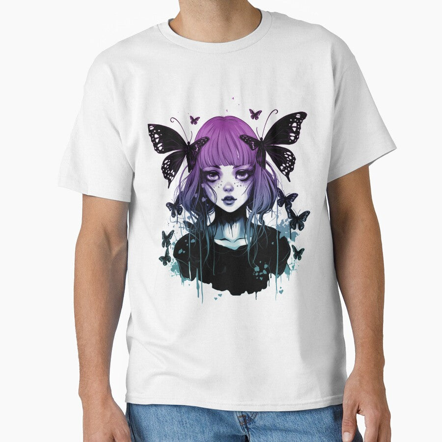 Fairy Grunge Fairycore Aesthetic Skeleton Butterfly Gothic by Nicole Creates T-Shirts, Hoodie, Sweatshirt (Image 1)