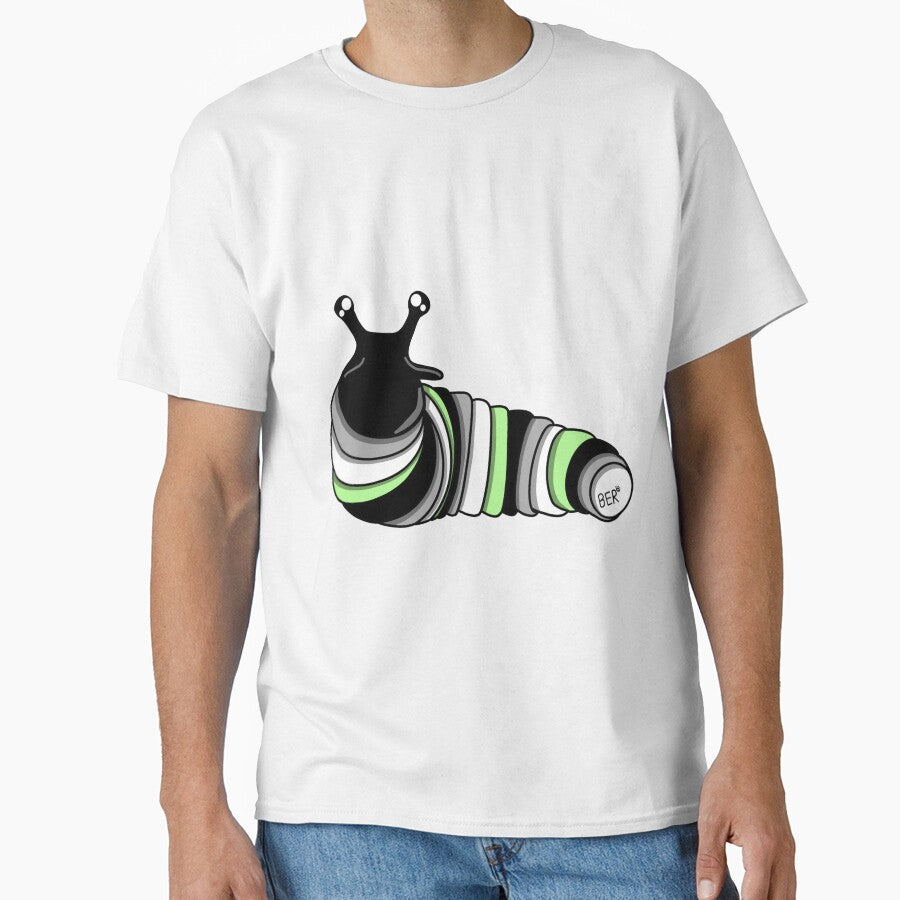 Agender Pride Fidget Slug by SentABear T-Shirts, Hoodie, Sweatshirt | BlankRebels.com (Image 1)