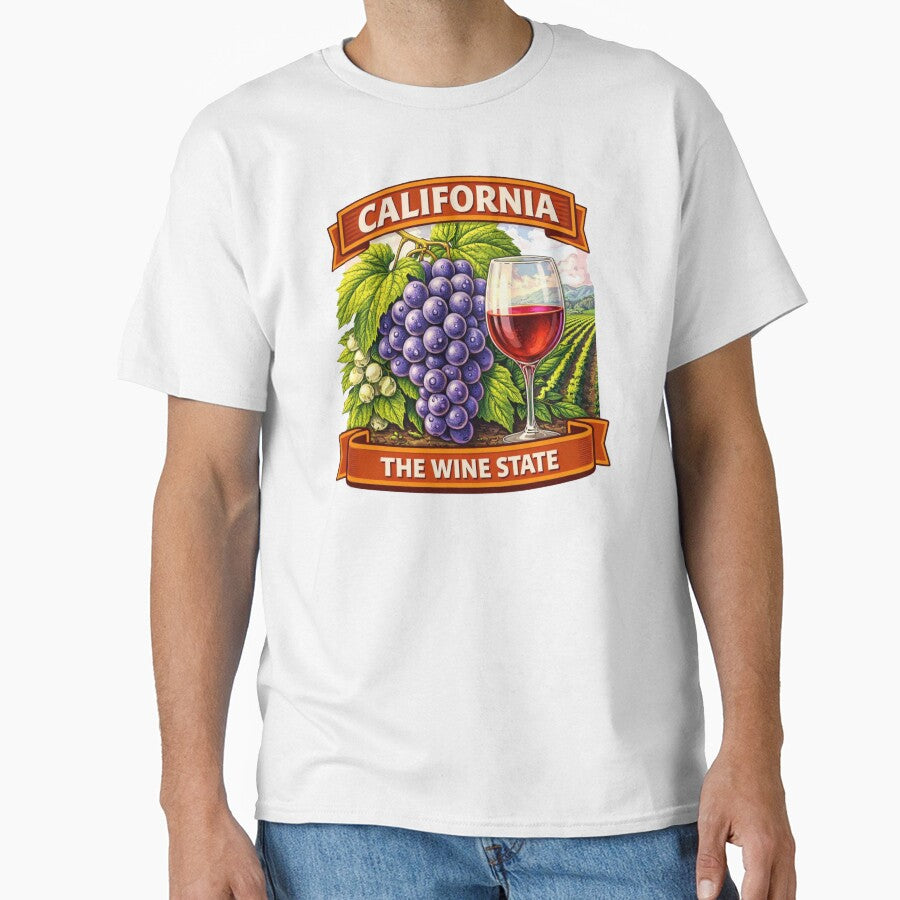 California - The USA Wine State by Myra365Art