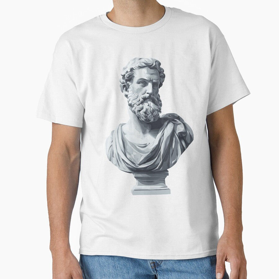Light Academia Aesthetic Art - Classical Marble Bust by bapupa T-Shirts, Hoodie, Sweatshirt | BlankRebels.com (Image 1)