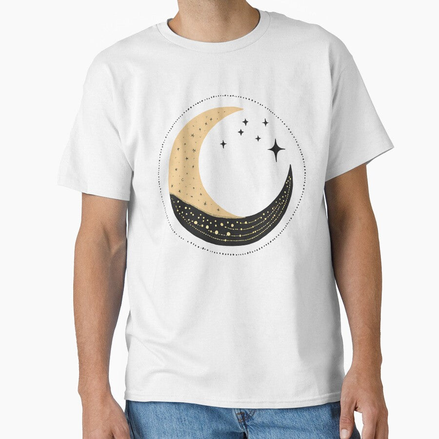 Boho Moon & Stars by ELzor Arts T-Shirts, Hoodie, Sweatshirt | BlankRebels.com (Image 1)