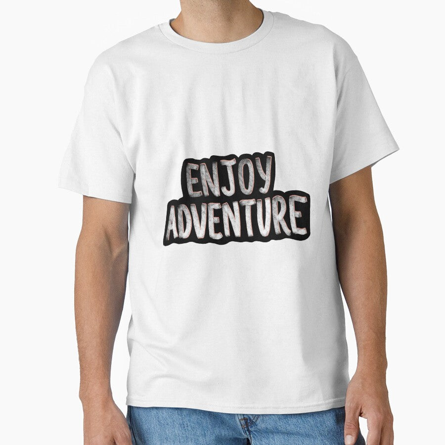 Enjoy Adventure Chalkboard Style by snehajindal-art T-Shirts, Hoodie, Sweatshirt | BlankRebels.com (Image 1)