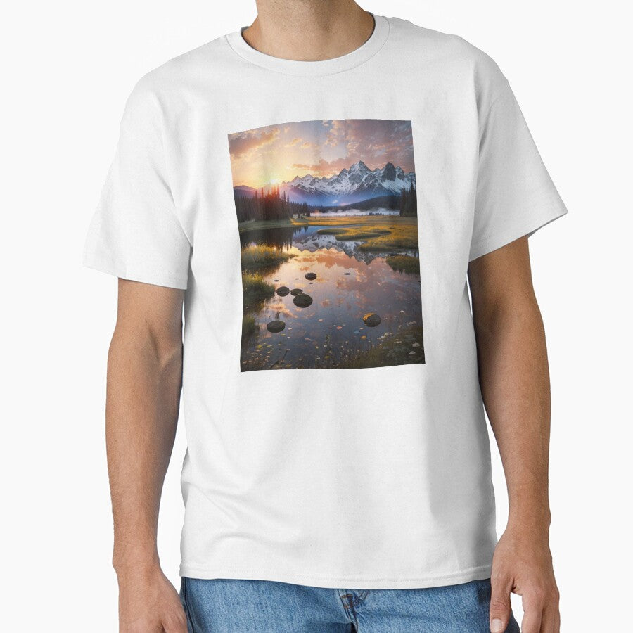 002 Enchanting Sunset in the Forest by Alexis Art Collection T-Shirts, Hoodie, Sweatshirt | BlankRebels.com (Image 1)