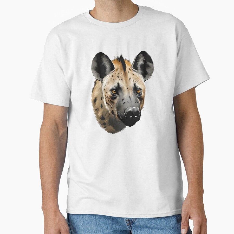 Wild Hyena Portrait 3 by Tom-Johnson T-Shirts, Hoodie, Sweatshirt | BlankRebels.com (Image 1)