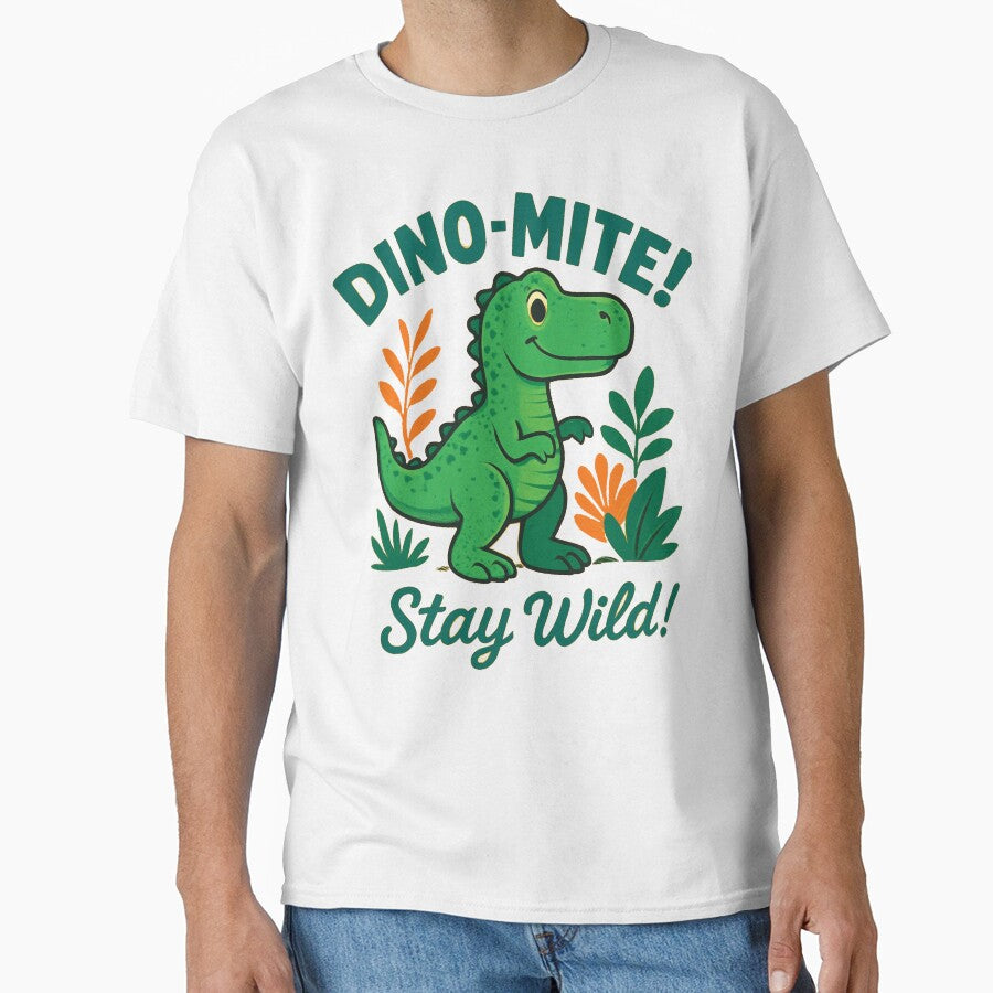 Dinosaur - stay wild by GUNAPRIYAA T-Shirts, Hoodie, Sweatshirt | BlankRebels.com (Image 1)