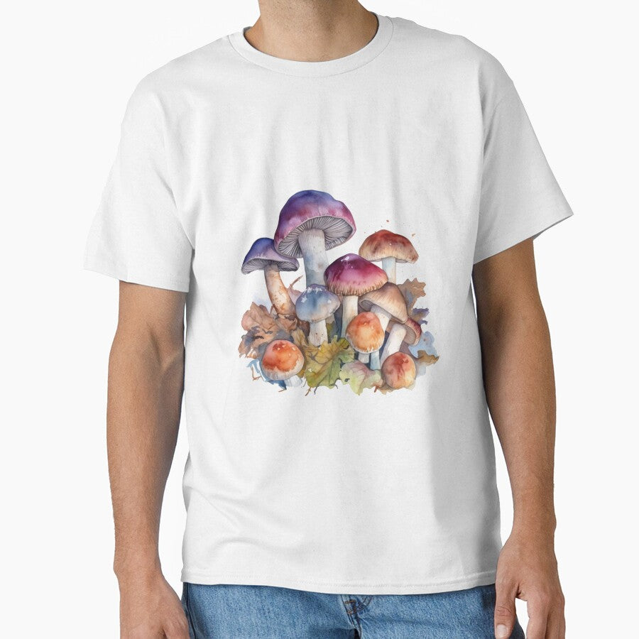 Watercolor Mushrooms by UlDesigns T-Shirts, Hoodie, Sweatshirt | BlankRebels.com (Image 1)
