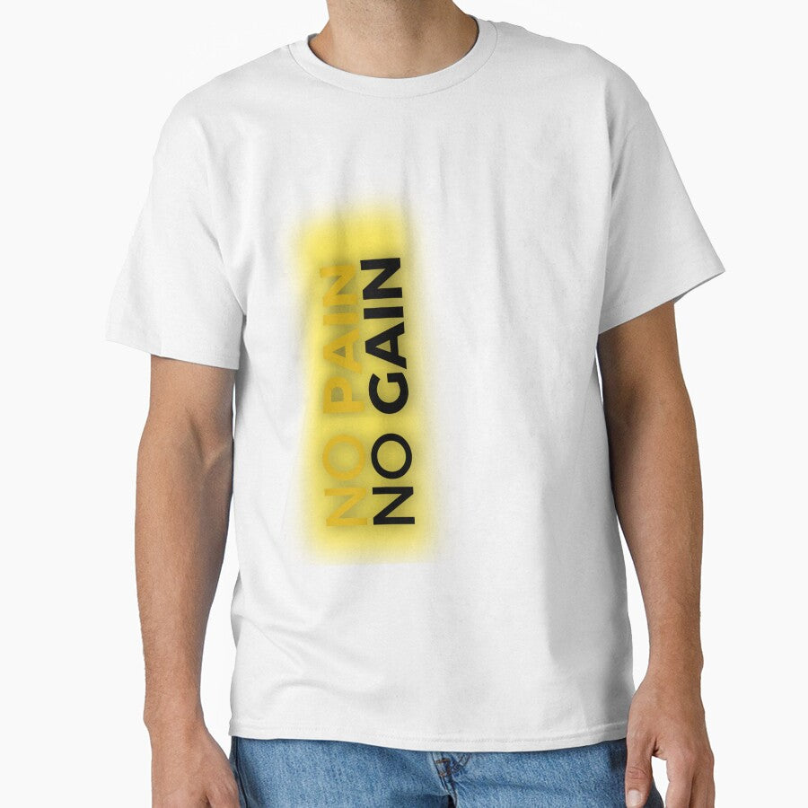 No Pain No Gain Morning Gym Motivation by nirmalsawlani T-Shirts, Hoodie, Sweatshirt | BlankRebels.com (Image 1)