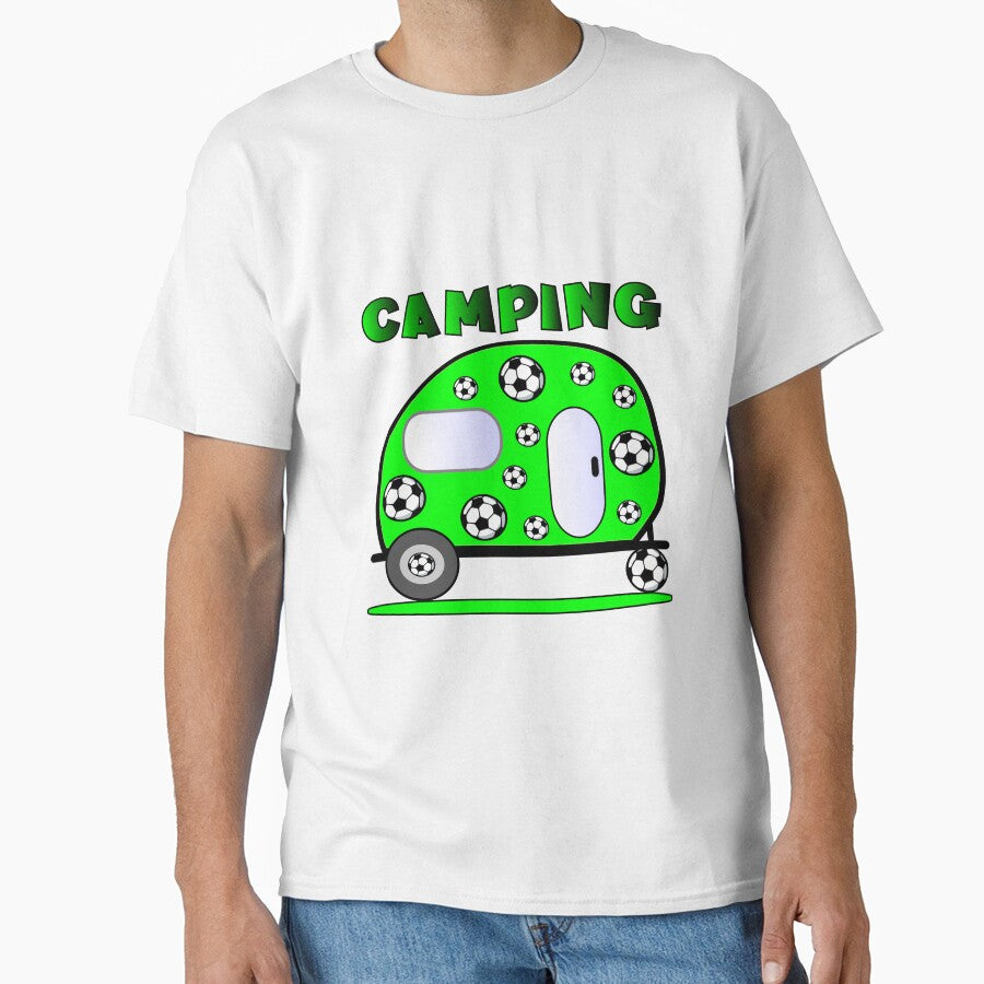 Camping Football by minimalartstory
