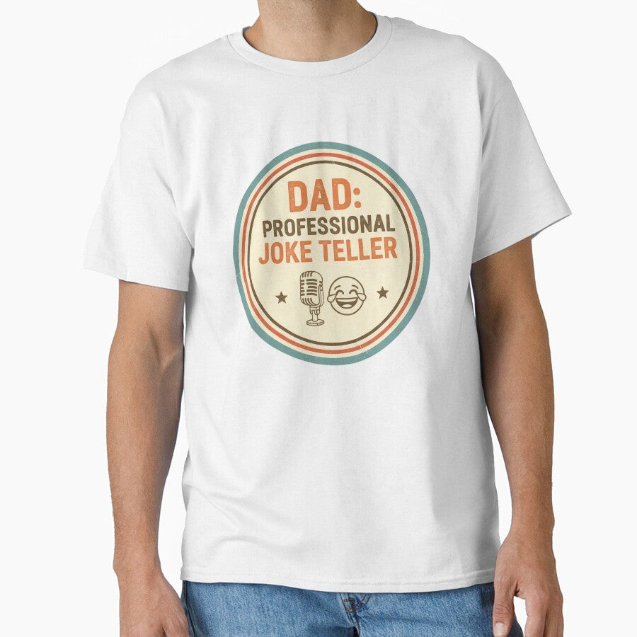 Dad Professional Joke Teller Badge by Teeny Quities