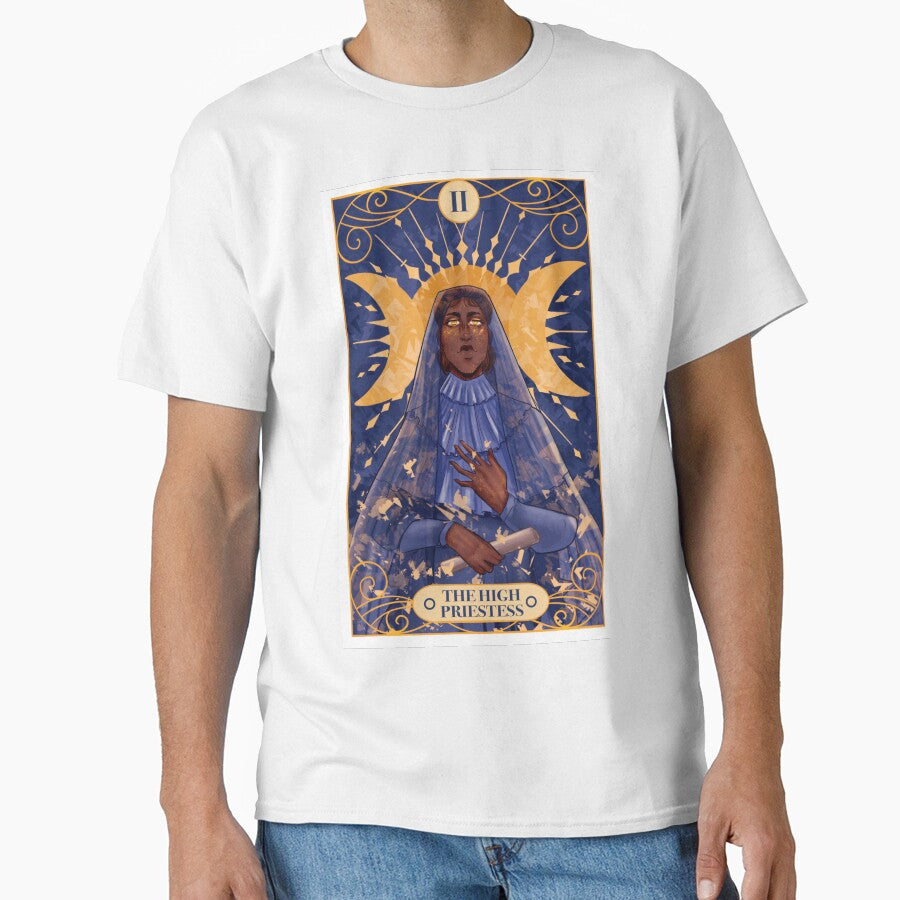High Priestess Tarot Card by Kenzie Glass T-Shirts, Hoodie, Sweatshirt | BlankRebels.com (Image 1)