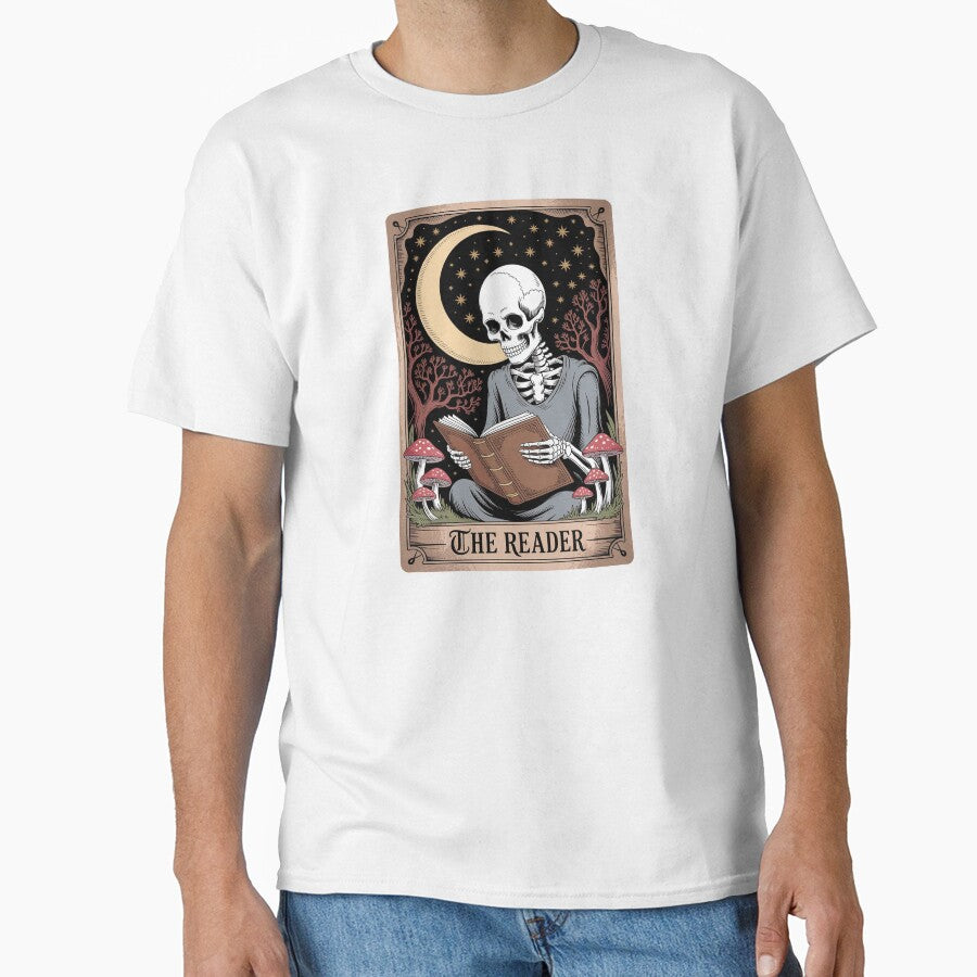 The Reader antique tarot cartomancy – Gothic Book Lover Design by Love Between Pages T-Shirts, Hoodie, Sweatshirt (Image 1)